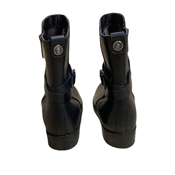 Blondo Zena Black Leather Waterproof Ankle Booties size 6M - Picture 8 of 14